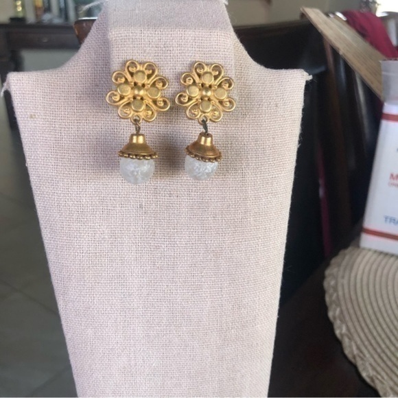 Vintage Pierced Earrings - Picture 1 of 4